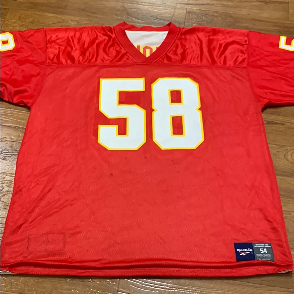 Vintage Reebok Kansas City Chiefs D.Thomas Reversible Football NFL Jersey